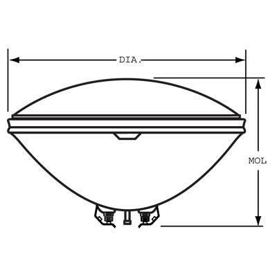 250W PAR46 28V Light Bulb U881995
