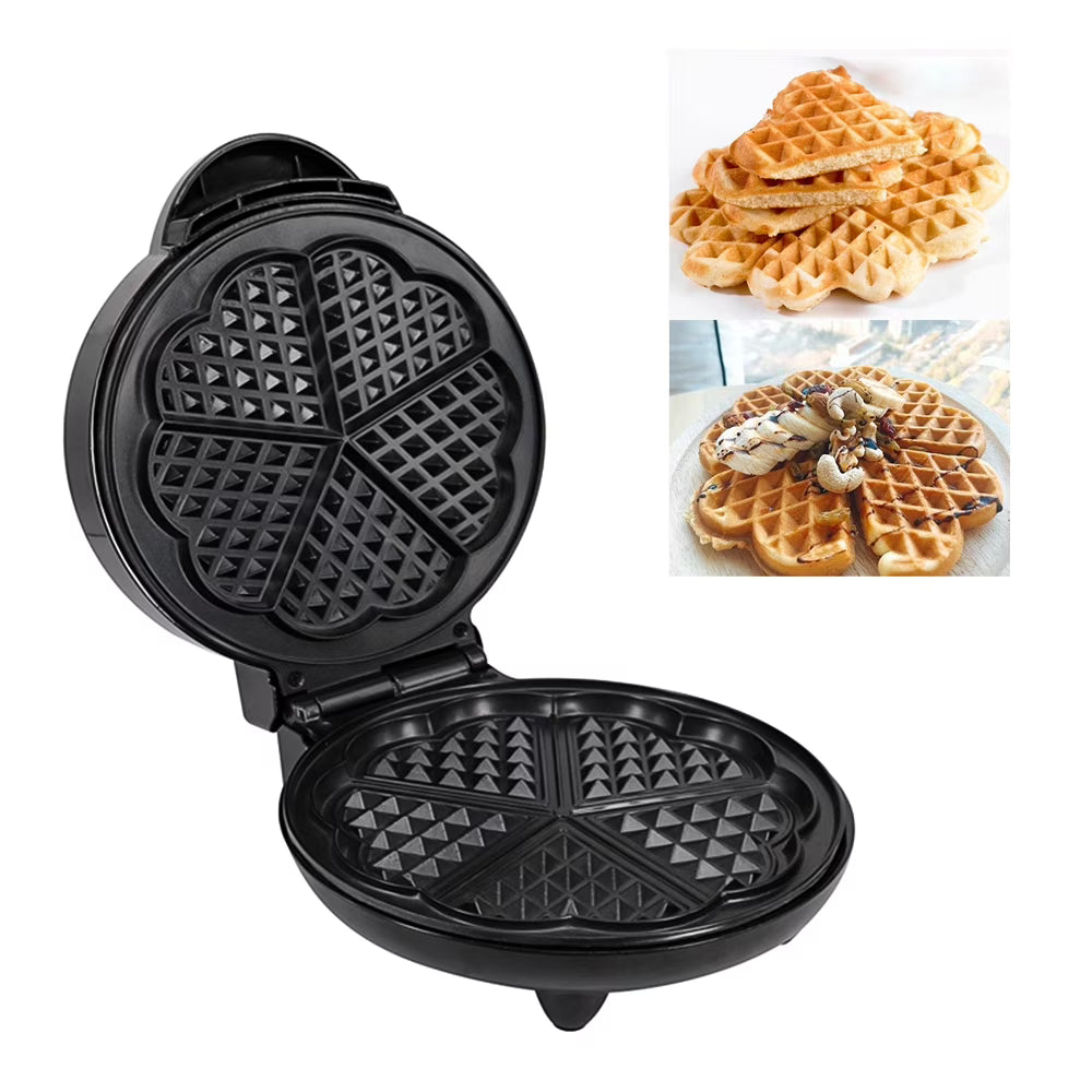 1000W Heart-Shaped Waffle Maker P5985