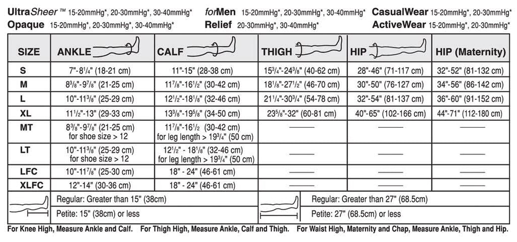 Opaque 20-30 mmHg L-Full Calf Black Knee High Q232