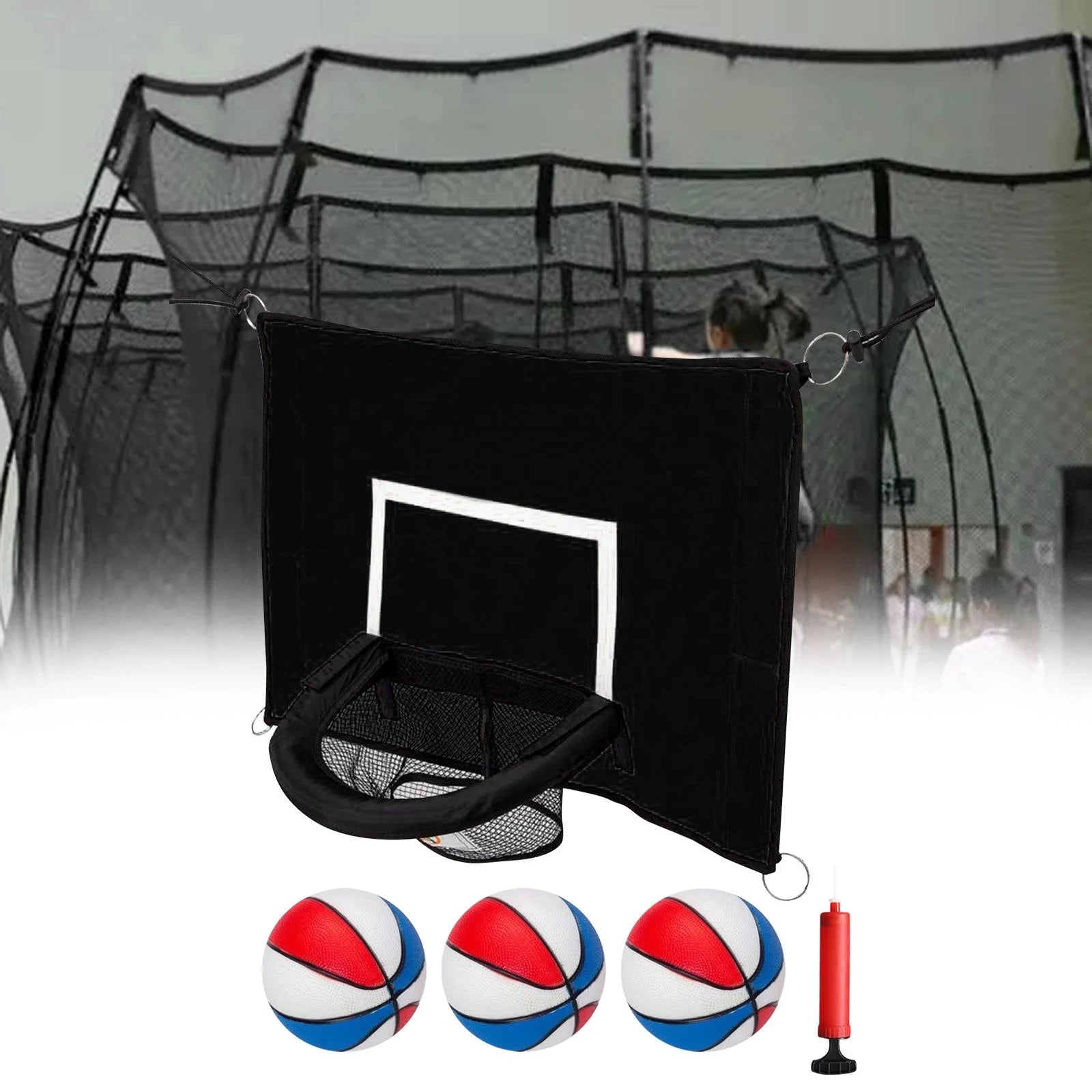 Outdoor Basketball Hoop Attachment for Trampoline C78328