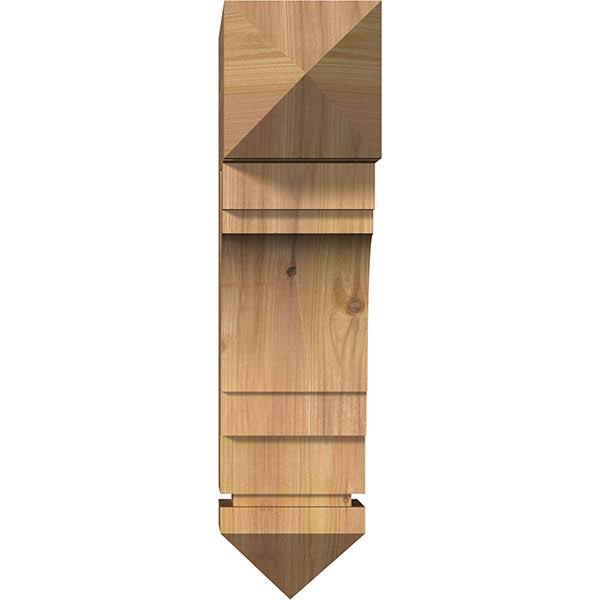 5 1/2x22W x 18x22D x 22x22H Western Red Cedar Bracket F8887