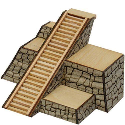 1/150 Maruoka Castle Wooden Model Assembly Kit P592