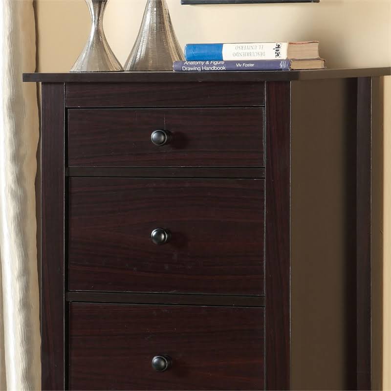 5 Drawer Accent Chest in Espresso N2012