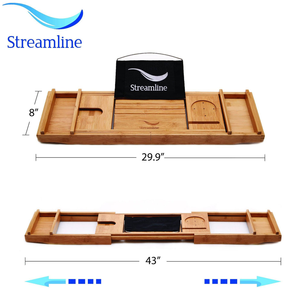 White Soaking Clawfoot Tub with External Drain E607