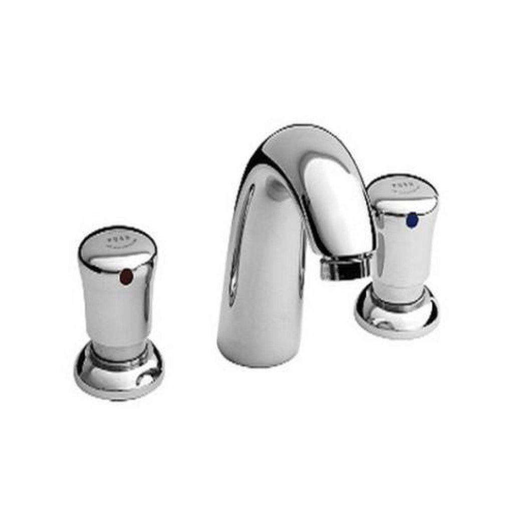 Polished Chrome Metering Widespread Faucet B478
