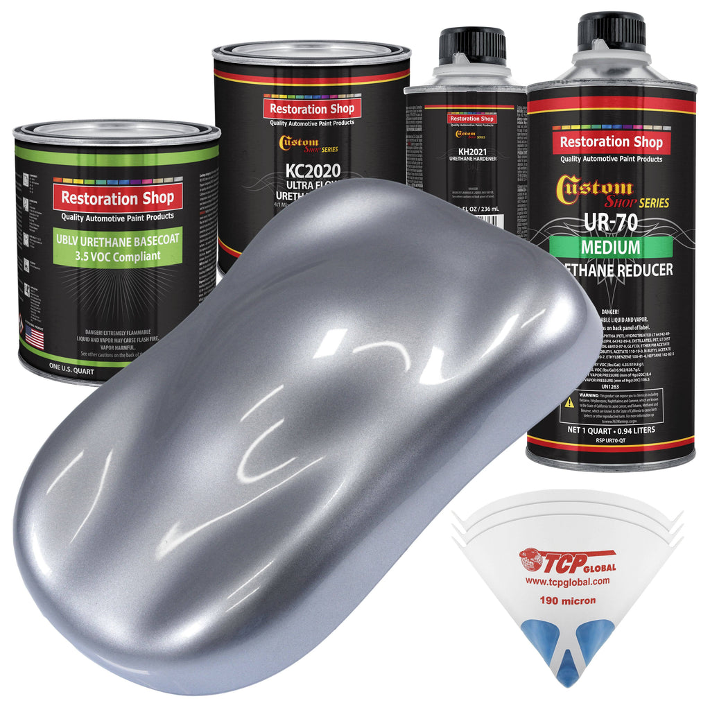 Cool Gray Metallic Prem Lo-Voc Base-Clear qt Kit X647