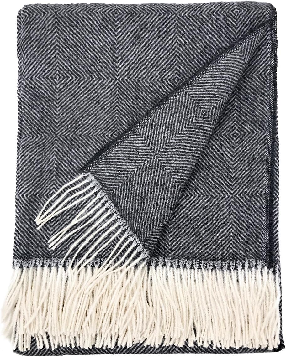 100% Pure Baby Alpaca Wool Throw Blanket B299501
