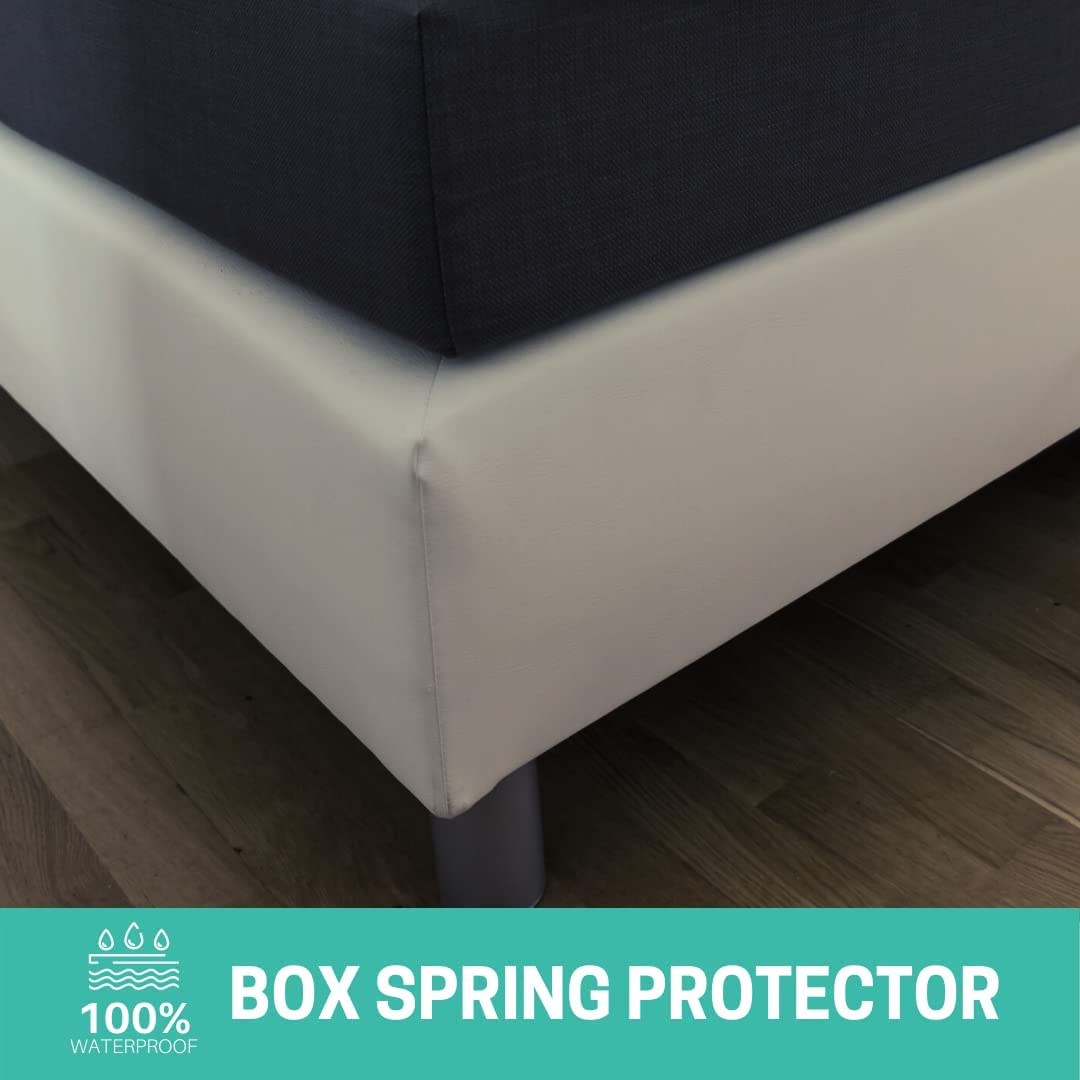 King Size Zippered Vinyl Bed Bug Proof Mattress Protector B534060