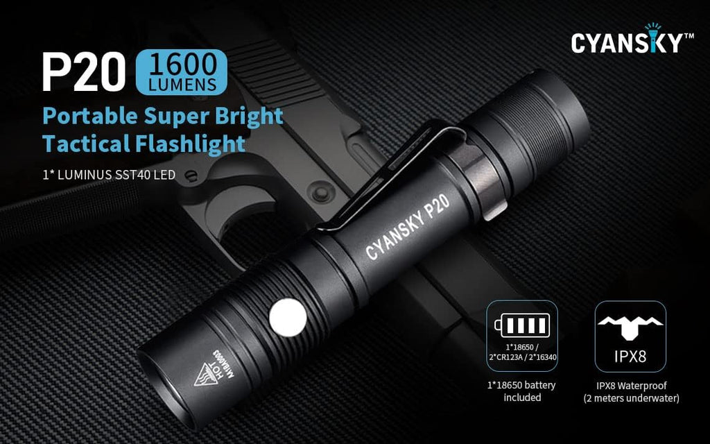 1600 Lumens Outdoor Flashlight B7557