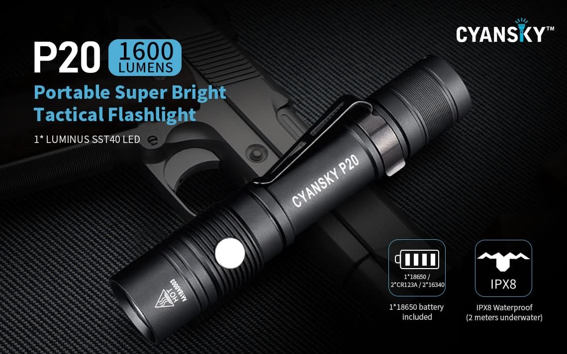 1600 Lumens Outdoor Flashlight B7557