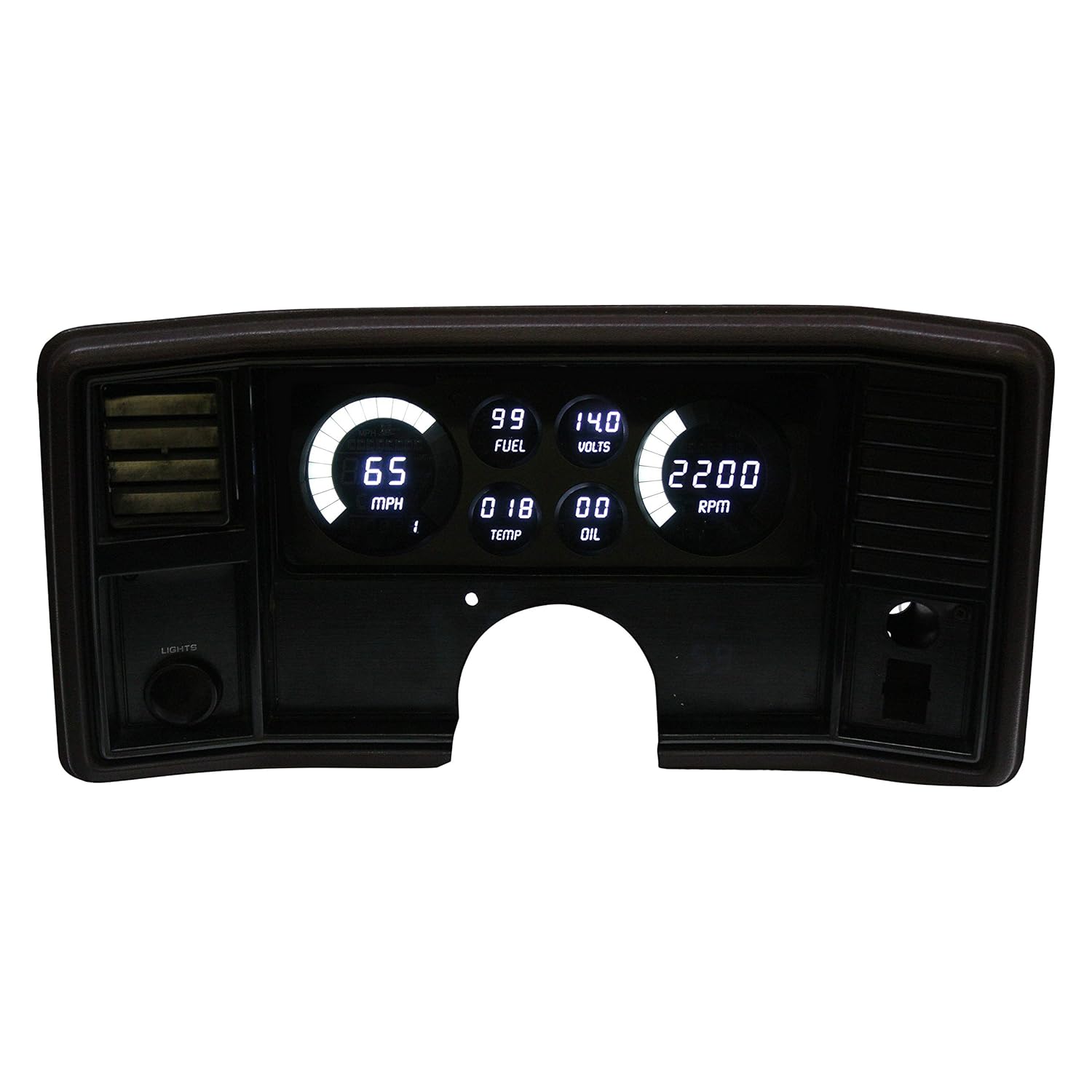 Red LED Digital Dash Gauge Panel Z668372