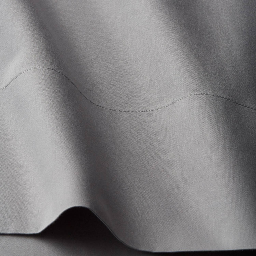 Queen Size Gray Smoke Supima Cotton Fitted Sheet D913
