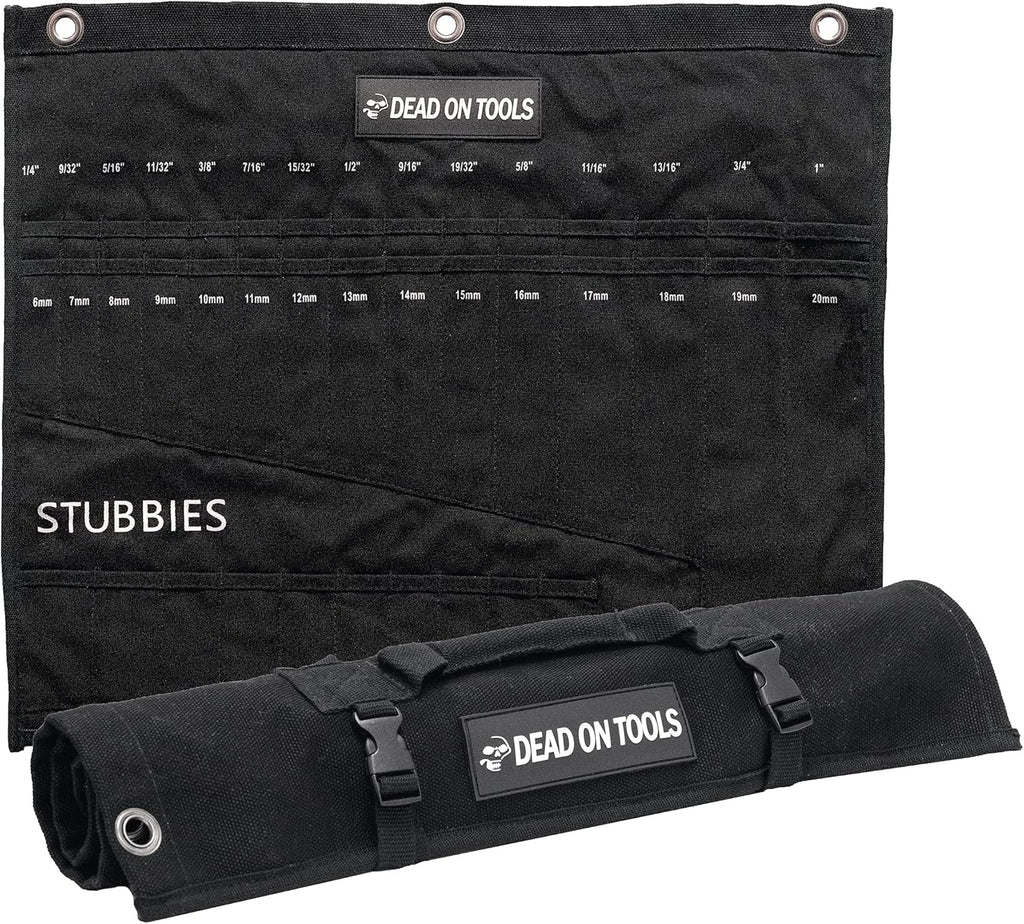 24 oz. Canvas Wrench Roll, Black, Pack of 2 F5791