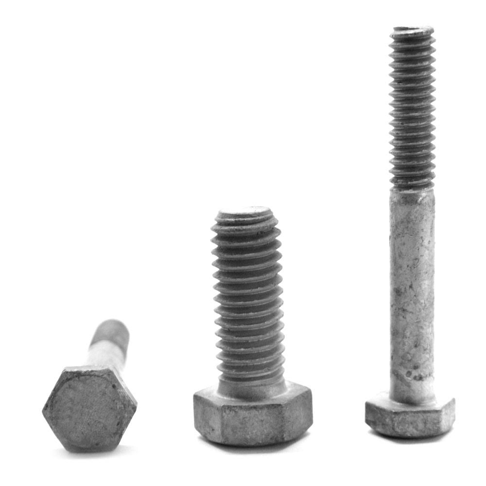 7/8x22-9 x 4x22 Coarse Thread A307 Grade A Hex Bolt Low Carbon Steel Hot Dip Galvanized P952442