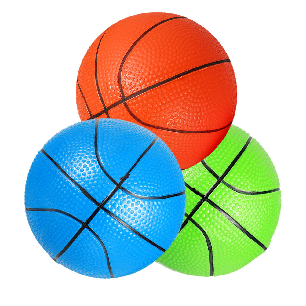 Mini Rubber Rainbow Bouncing Basketball Toy H4077
