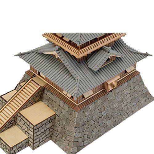 1/150 Maruoka Castle Wooden Model Assembly Kit P592