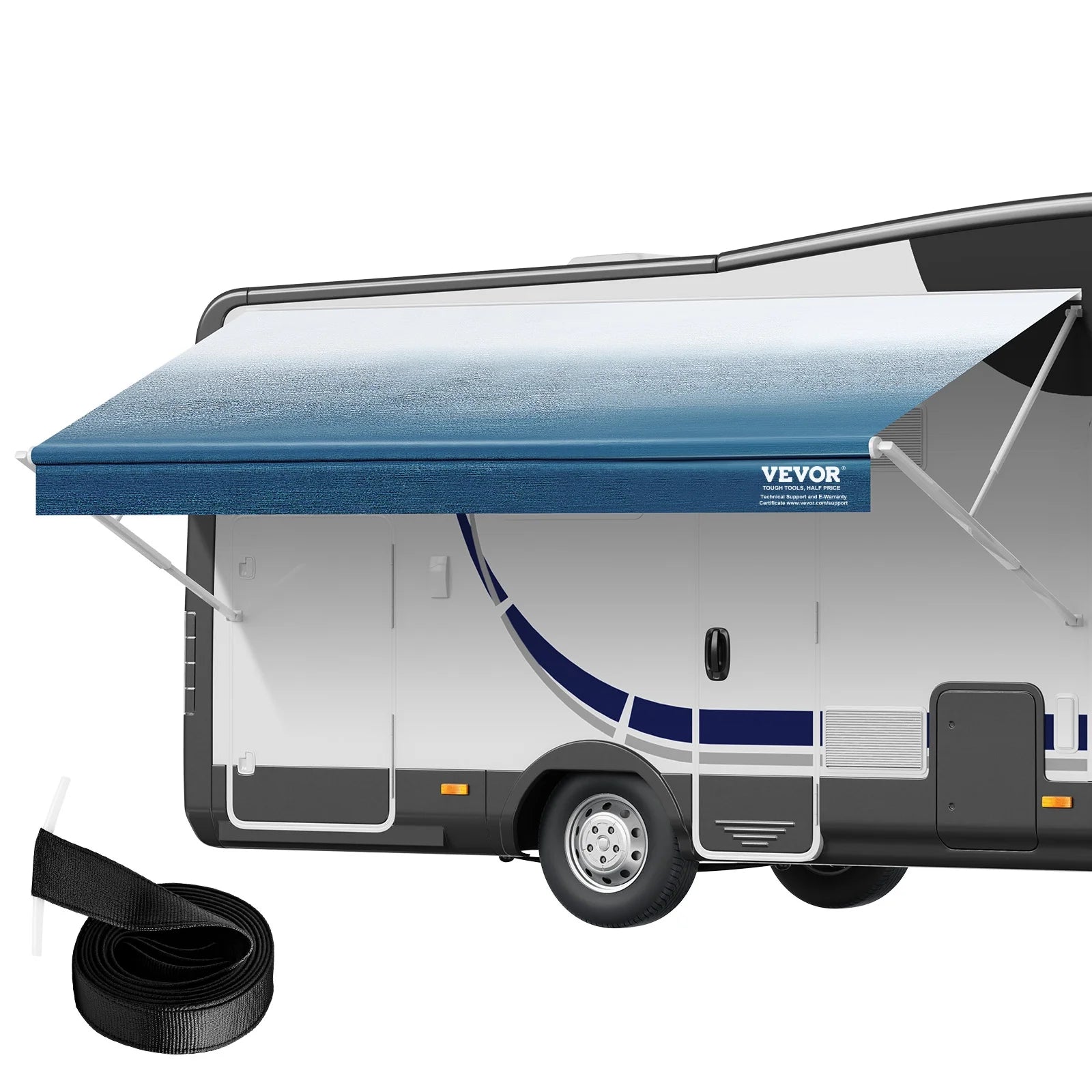 17' RV Awning Replacement Waterproof 16oz PVC Fabric V6189