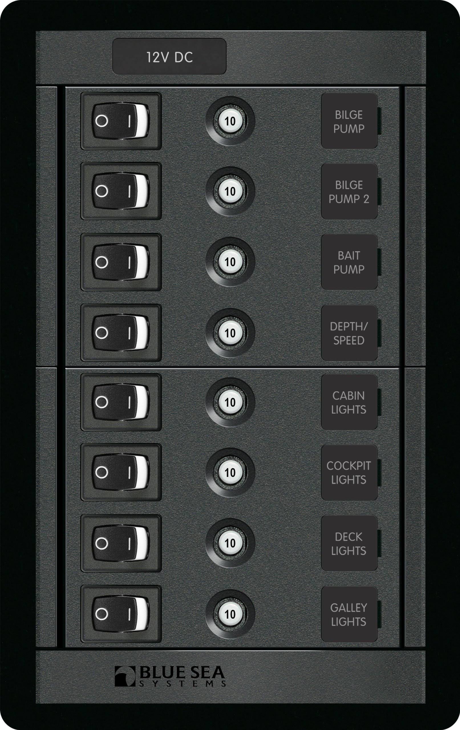 8 Position Switch Vertical Panel L72594