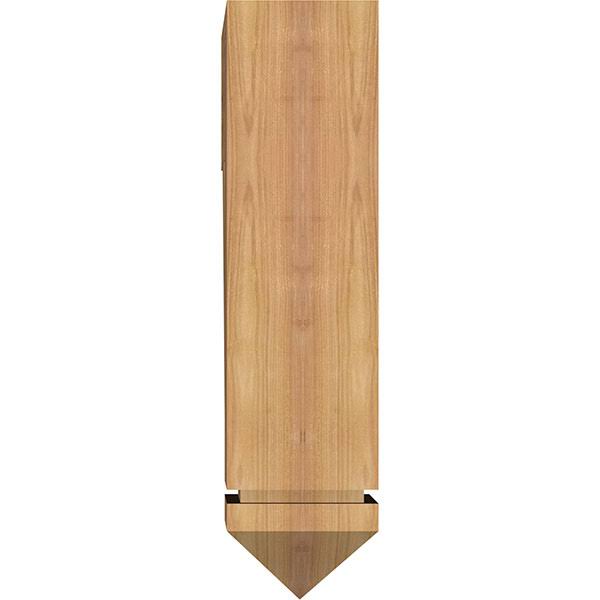 5 1/2x22W x 18x22D x 22x22H Western Red Cedar Bracket F8887