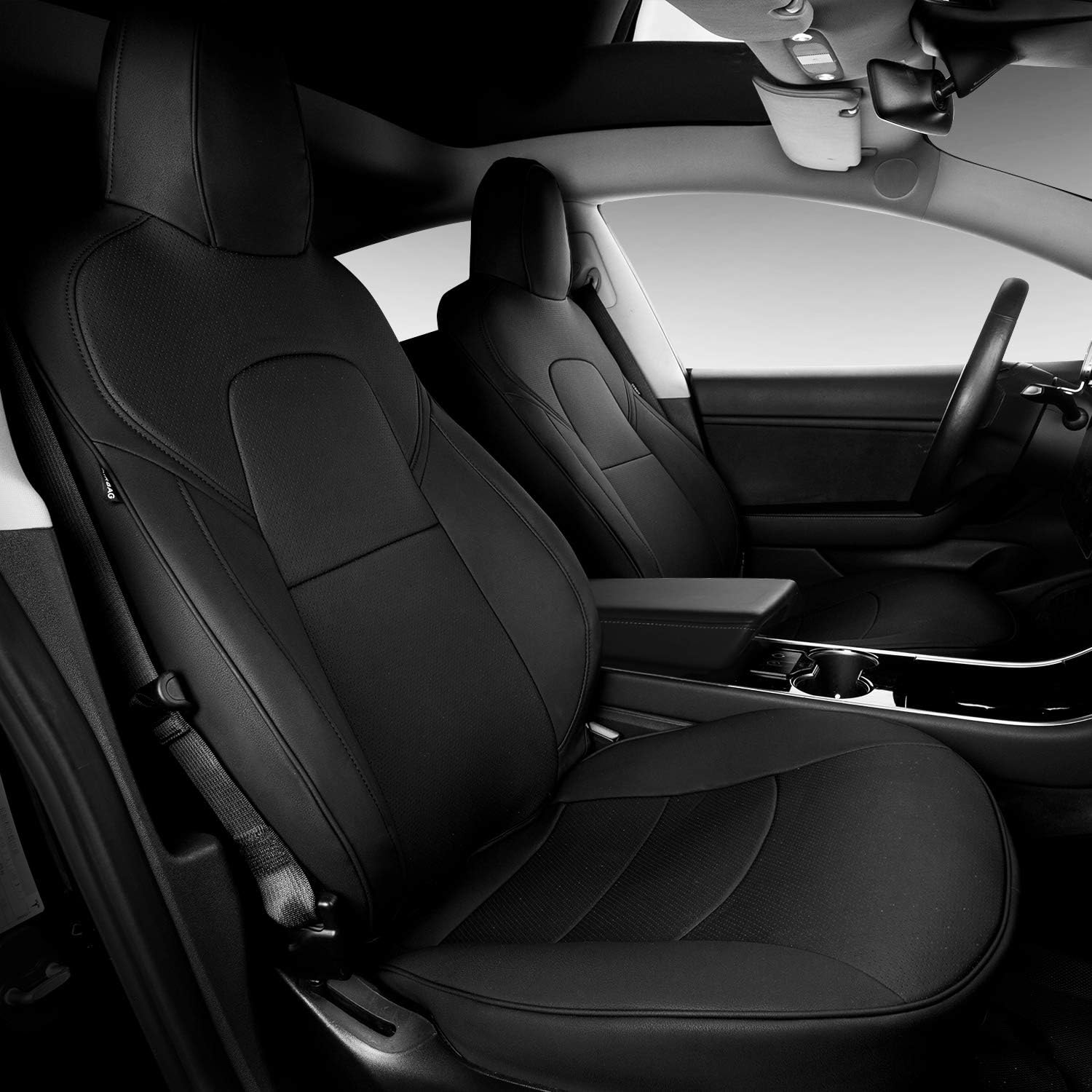 Nappa Leather Car Seat Covers V8430