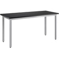 36x22 x 48x22 Fixed Height Grey Steel Lab Table with Chem-Res Top A529