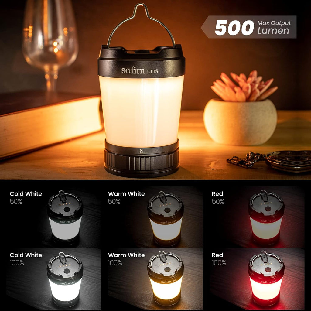 Rechargeable LED Camping Lantern with Powerbank Function, IPX8 Waterproof T119811