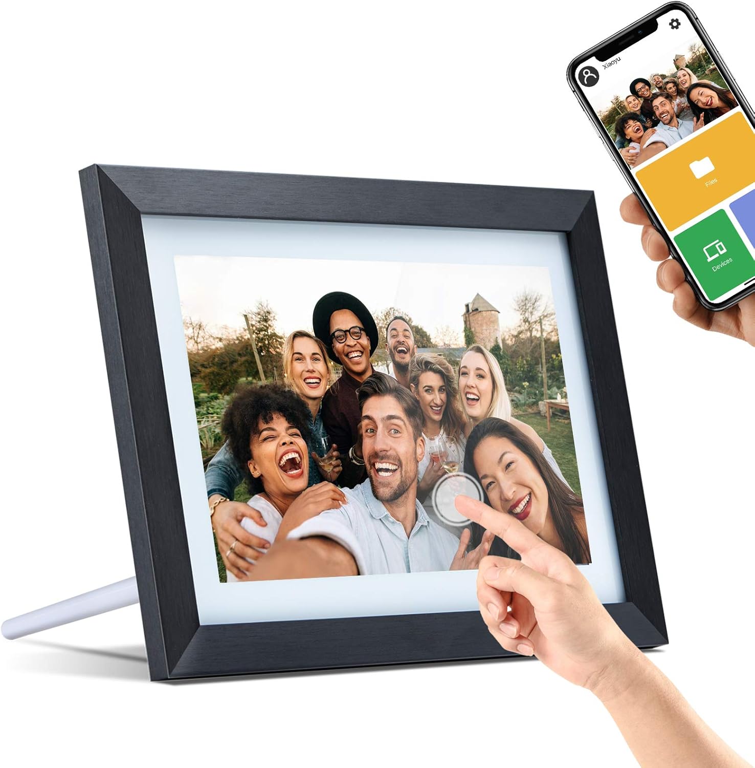 10.1" IPS Touch Screen WiFi Digital Picture Frame B763