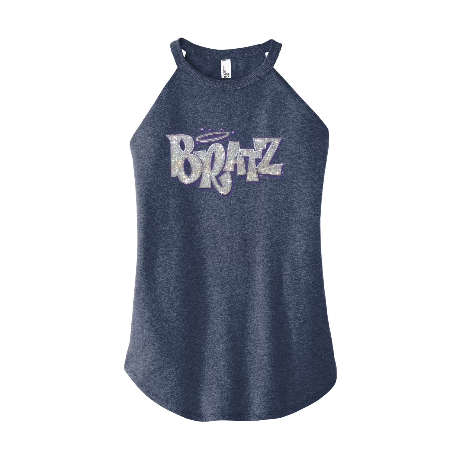 Juniors High Neck Tank Top H8469