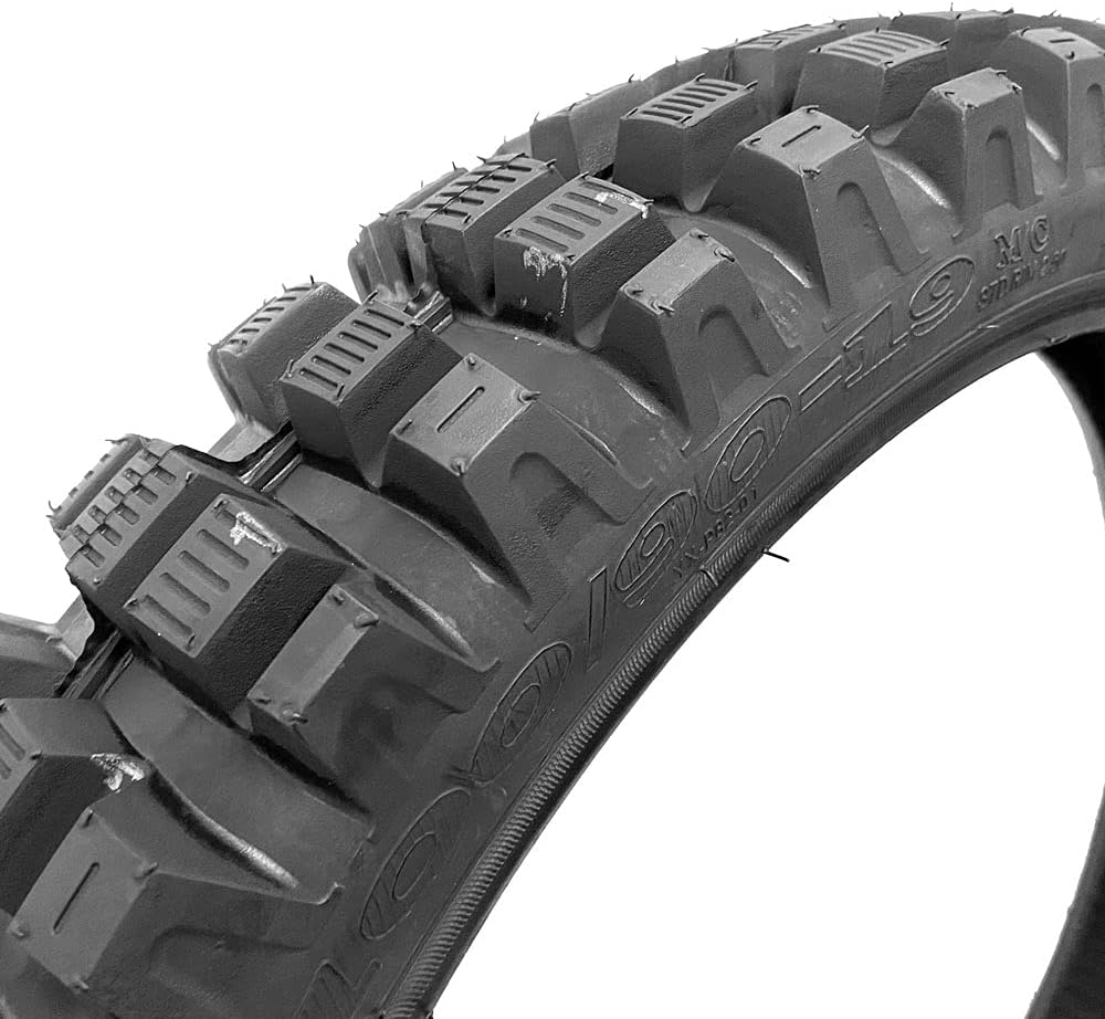 Off Road Knobby Front Tire 80/100-21 with Inner Tube + Rear Tire 100/90-19 with Inner Tube A391834
