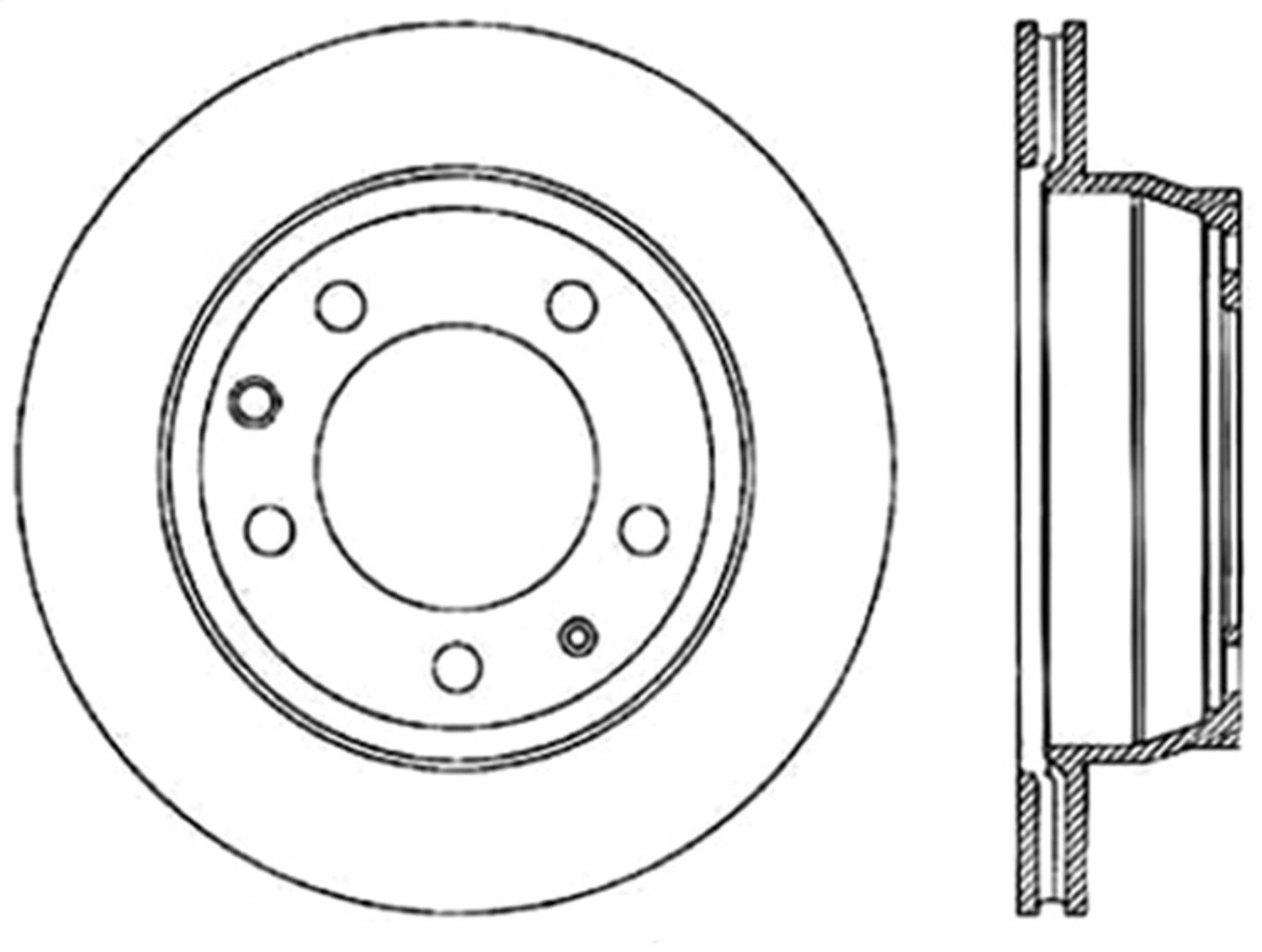 Slotted & Drilled Sport Brake Rotor C513778