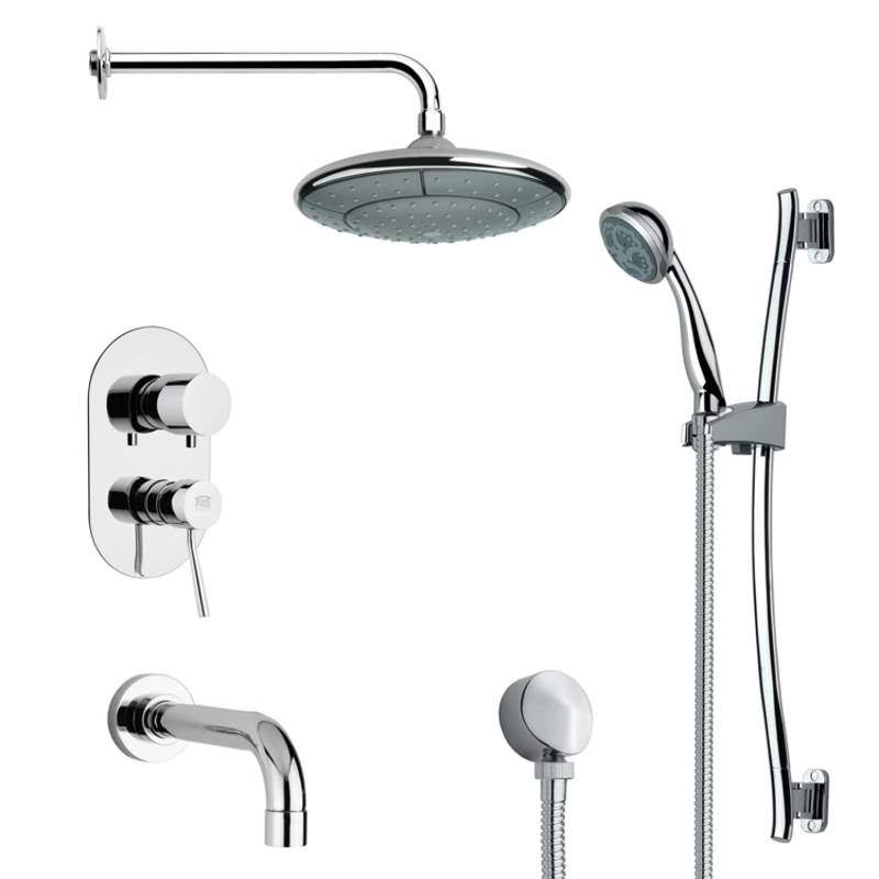 Chrome Shower Tub and Shower Trim Package T491097