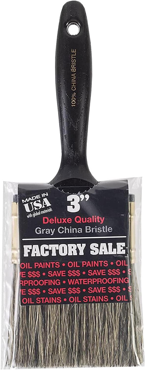 Synthetic China Bristle Paintbrush 3" M7807