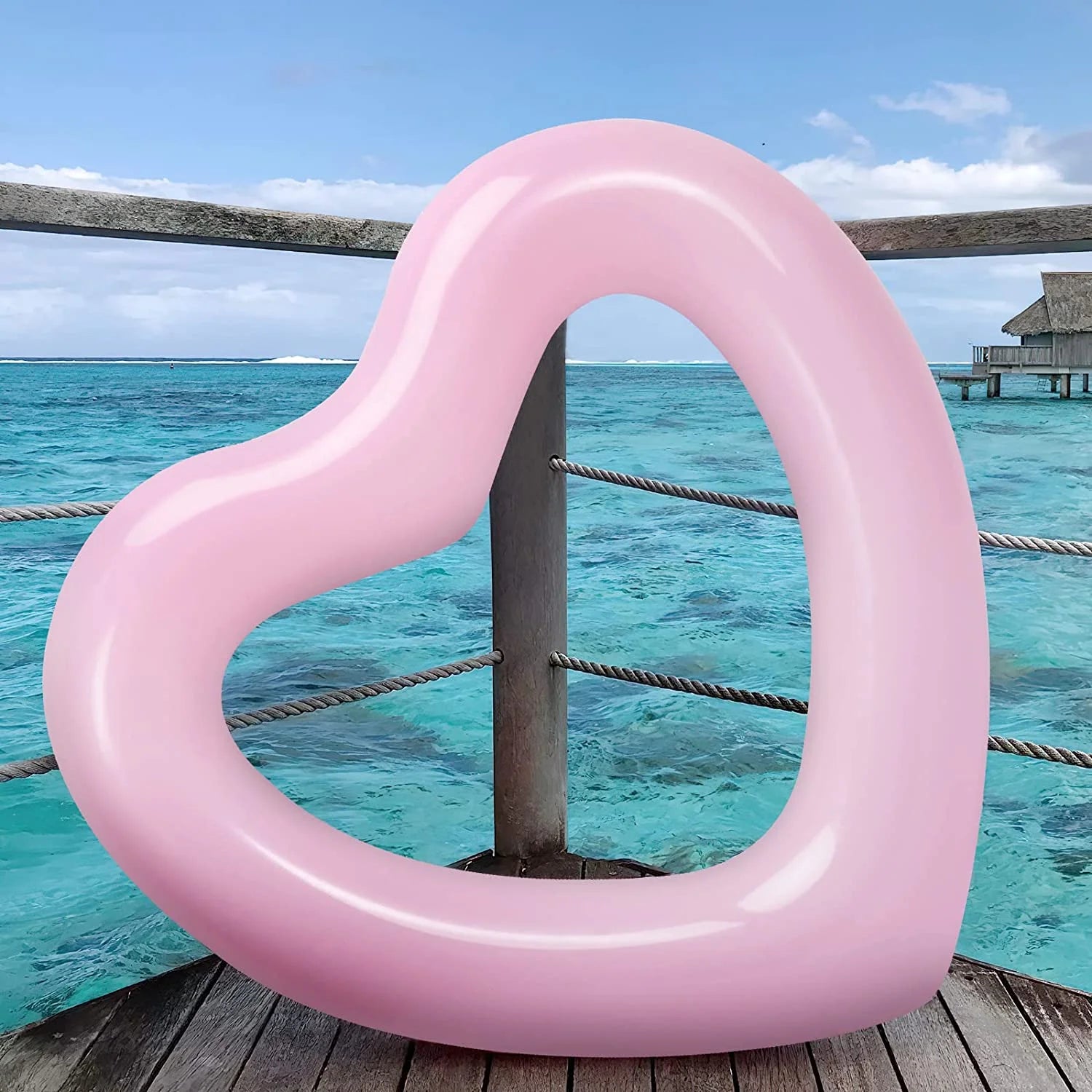 Pink Inflatable Pool Float P57660