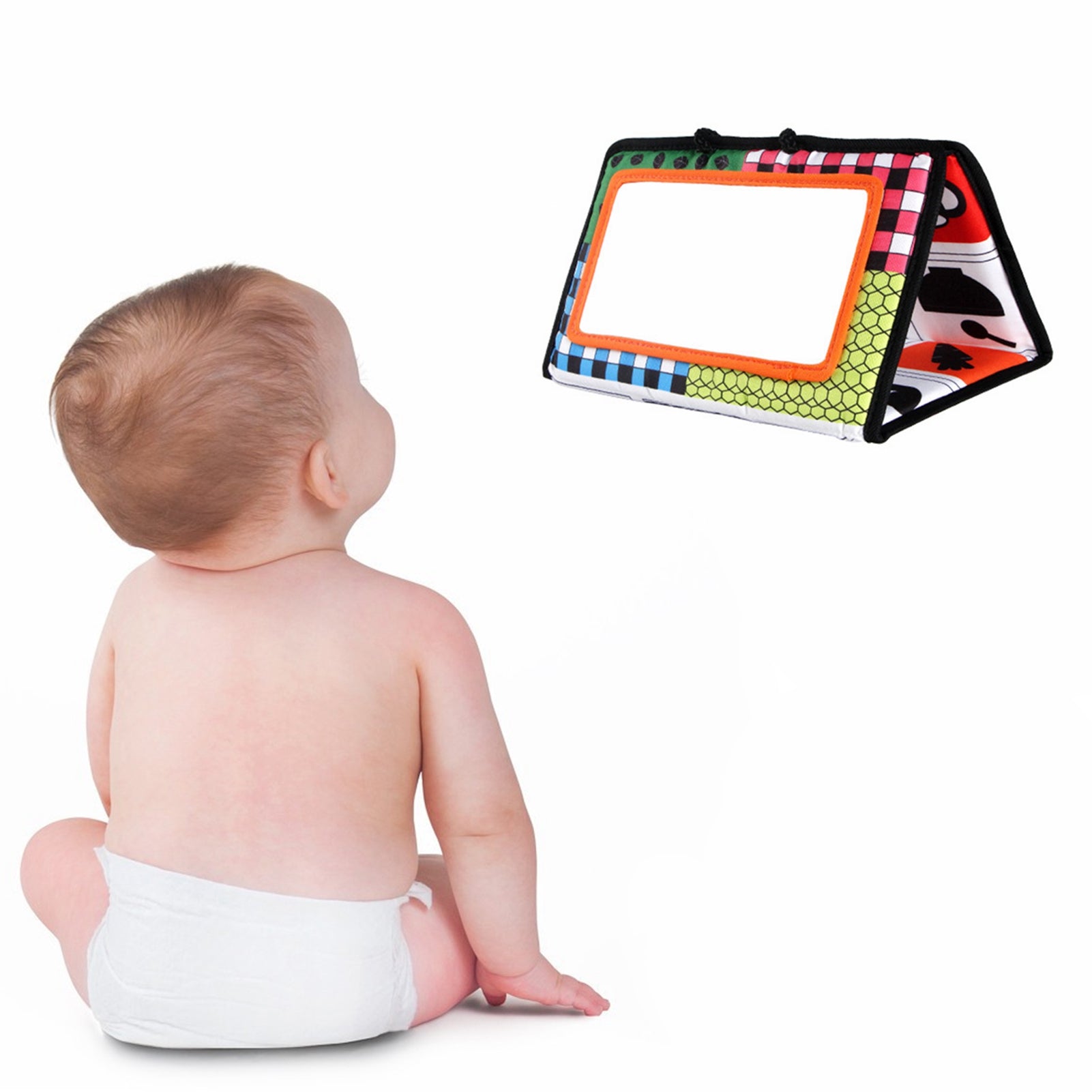 Black White Floor Mirror Baby Toy K57351