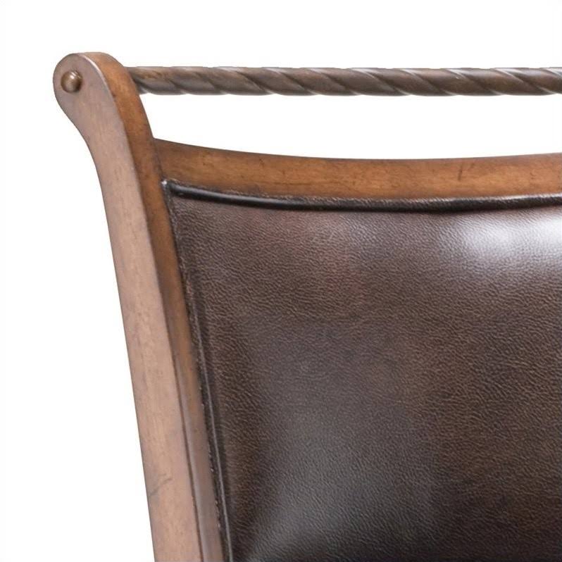 Swivel Counter Stool, Medium Brown Cherry D479