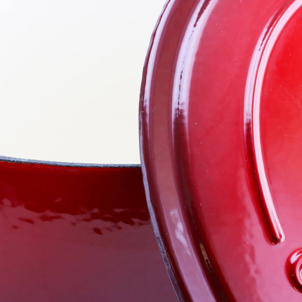 Scarlet Red 7-Quart Cast Iron Dutch Oven R290626