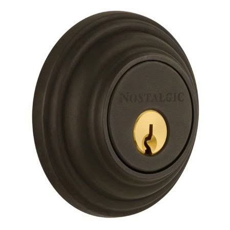 Oil Rubbed Bronze Double Cylinder Deadbolt B8739