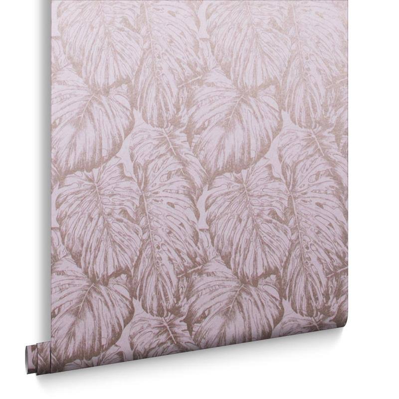 Tropical Pearl and Gold Wallpaper E165