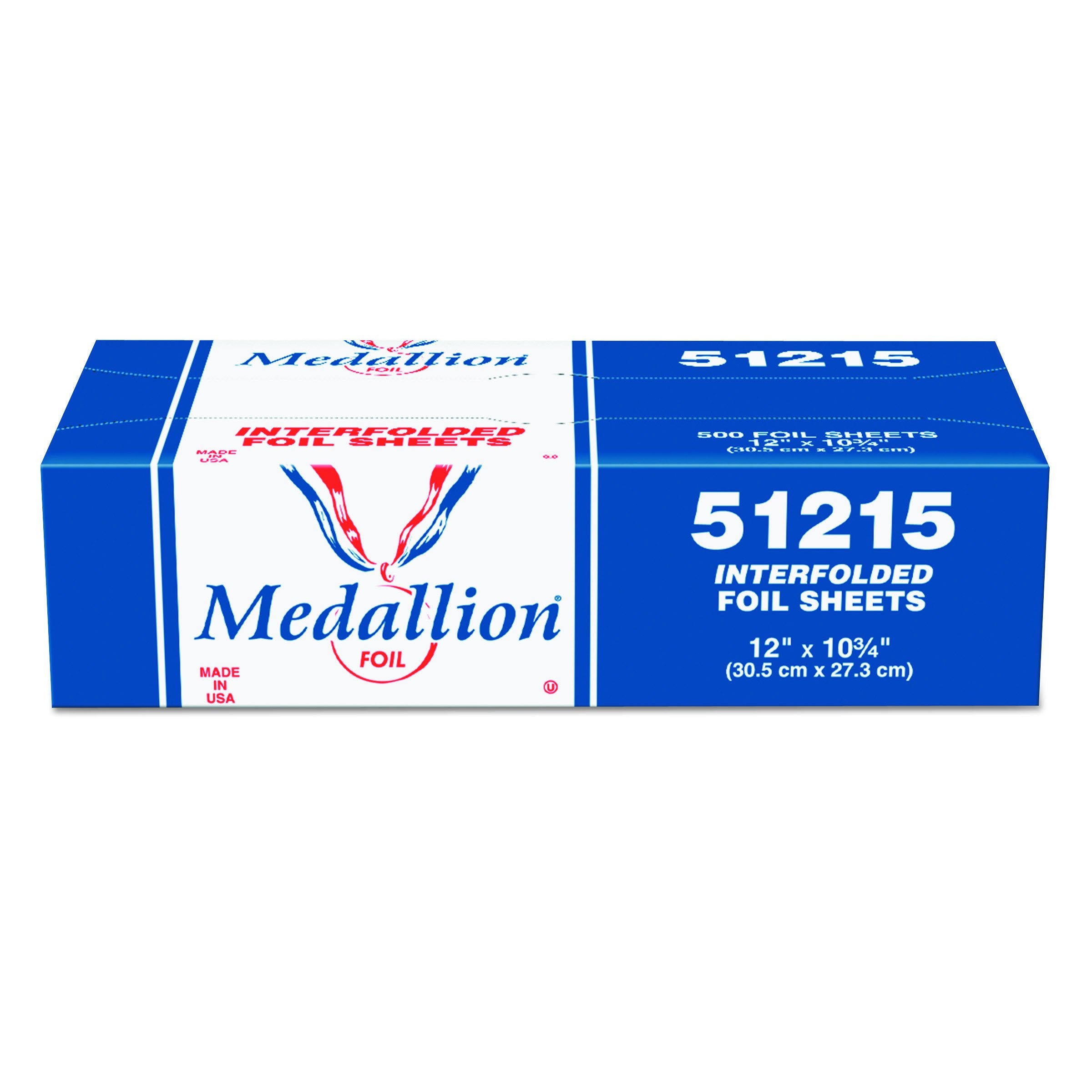 Medallion Interfolded Foil Sheets, 12 x 10 3/4, Box of 500 P83786