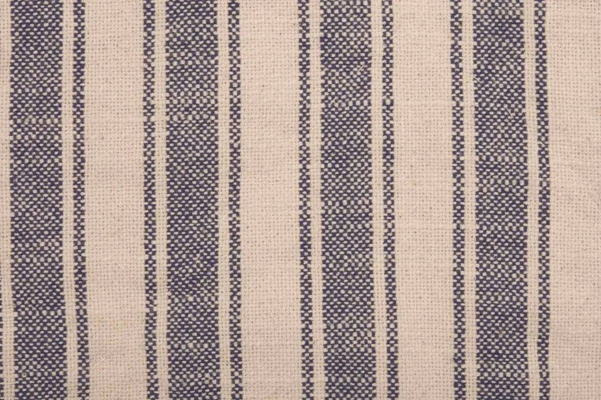 Blue Ticking Stripe Quilt, California King T940041