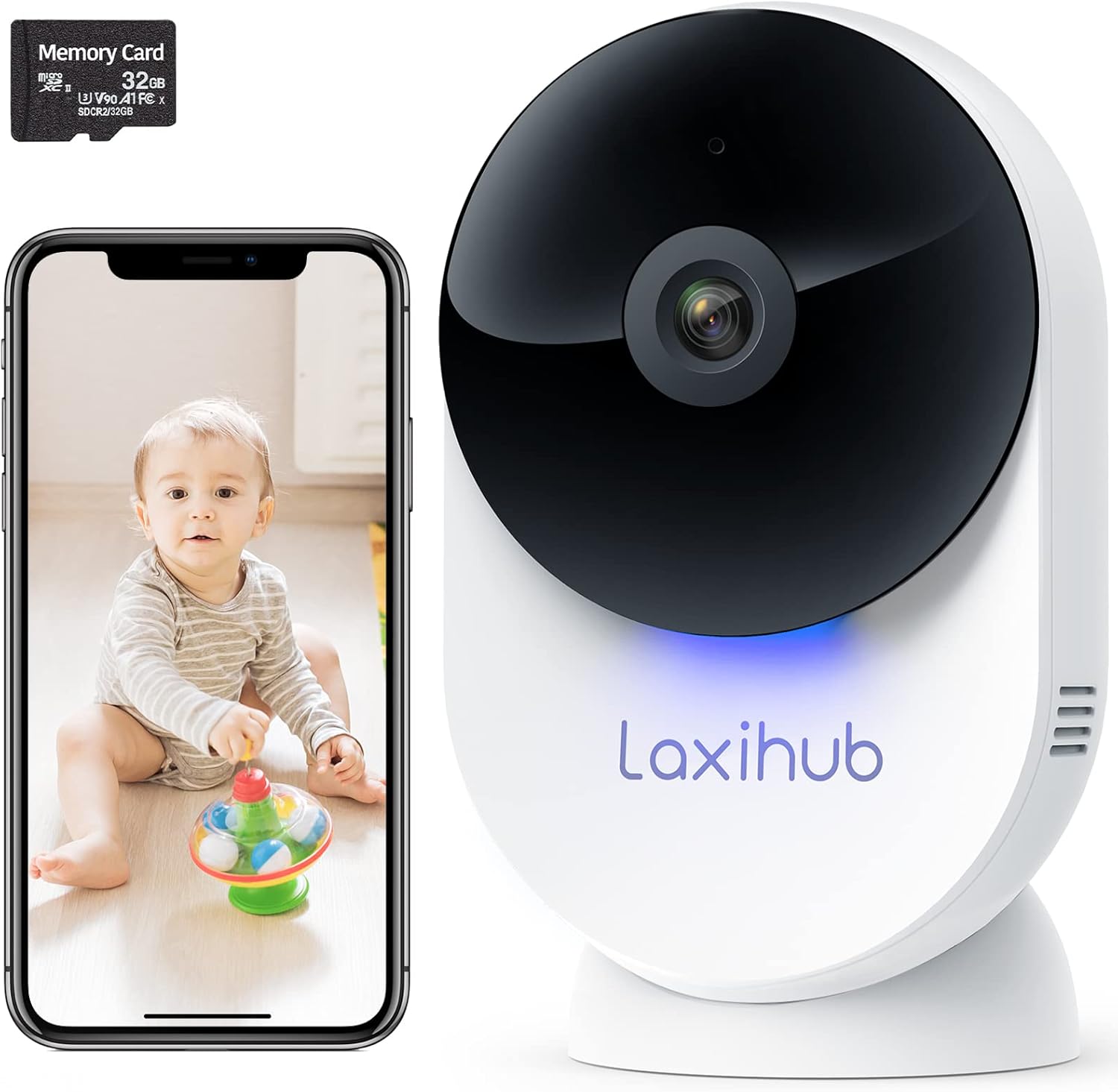 Baby Camera Monitor, 2 Pack, 1080P FHD WiFi Camera with Night Vision R675
