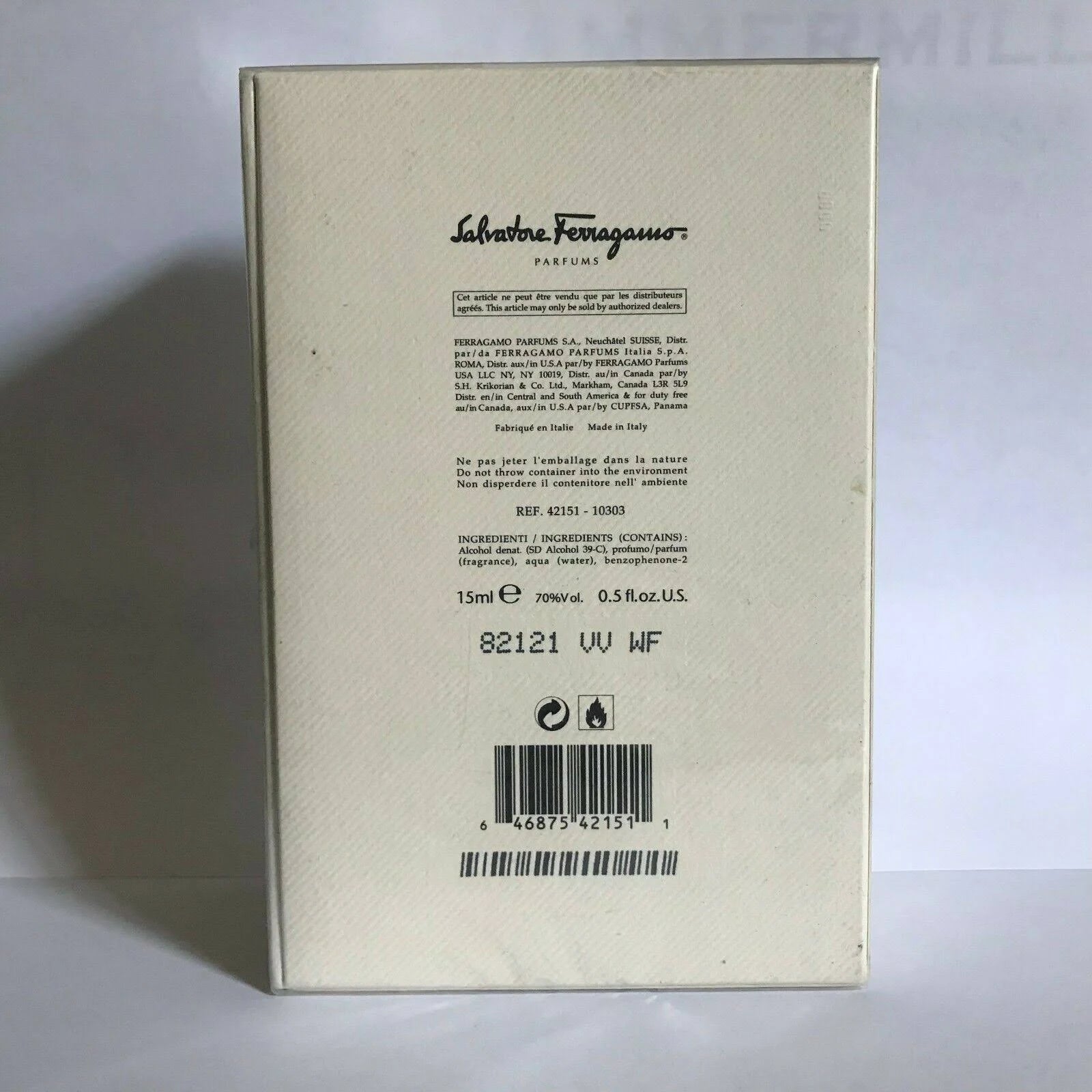 0.5 oz Parfum Splash U128