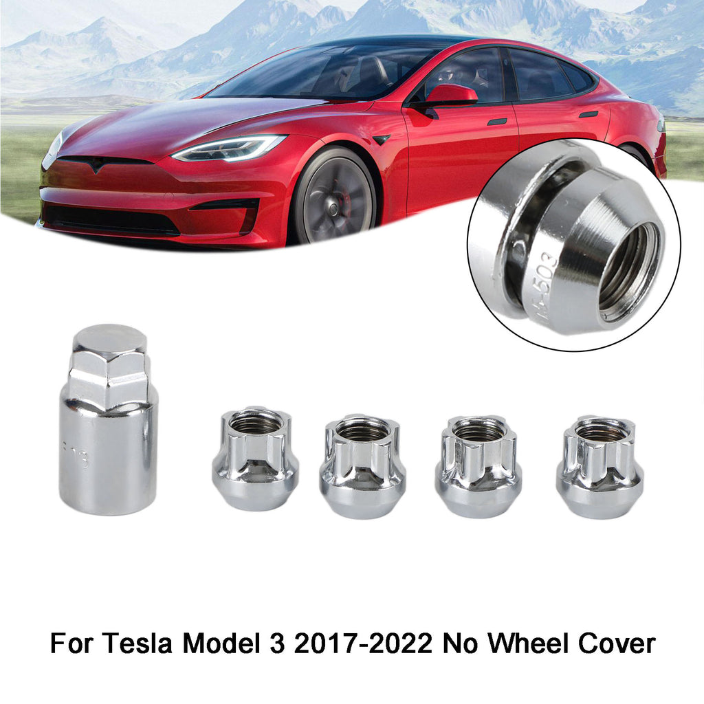 4PCS Chrome Wheel Lock Lug Nut M14x1.5 P9886