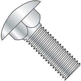 Qty 2 Carriage Bolt, 1/2-13 x 1-1/4x22, Round Head, Steel, Zinc, Grade 5, Pkg of 50 J537370
