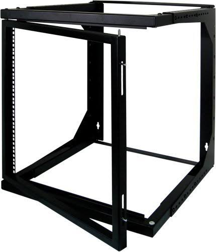 12U Open Wall Mount Frame Rack with Hinge M45496