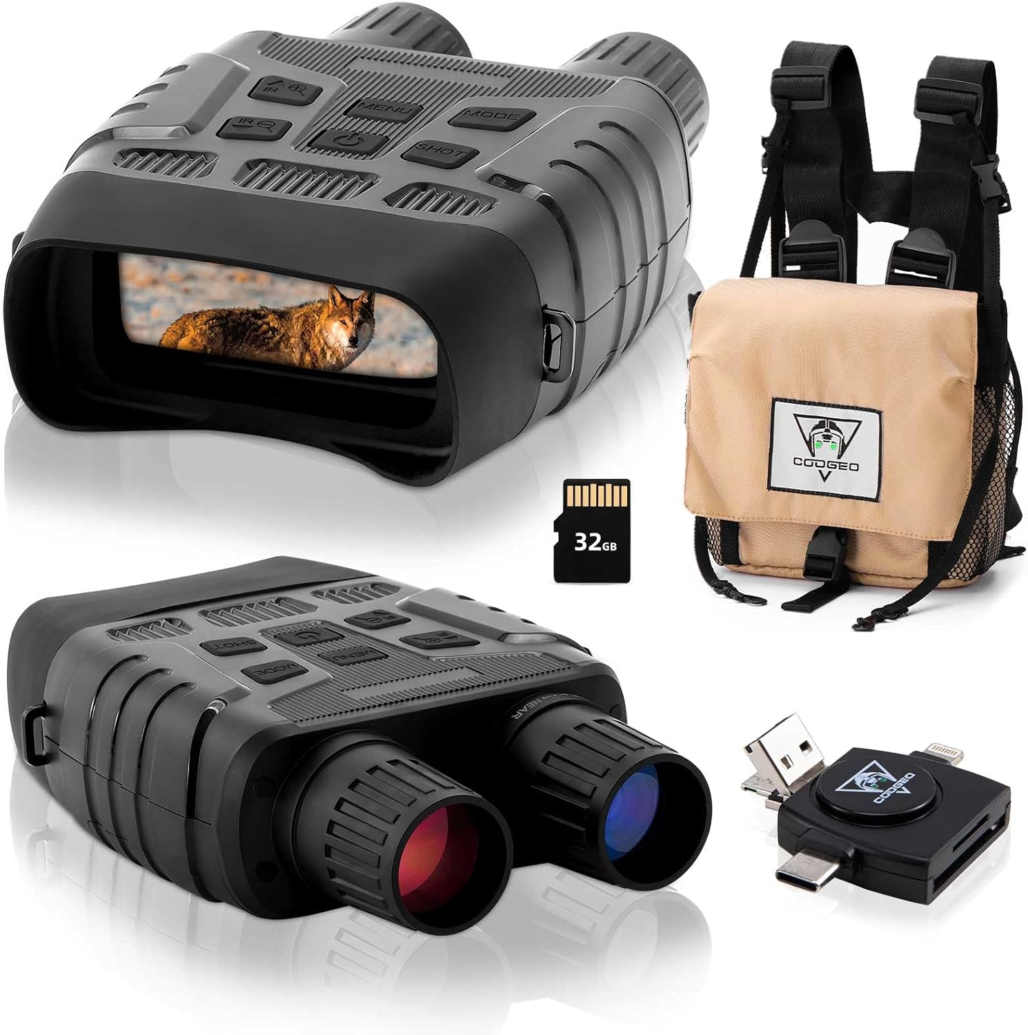 Digital Night Vision Goggles with 32GB Card K56025