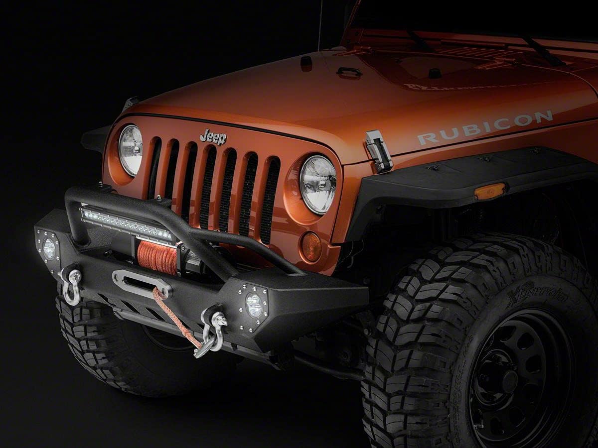 Front Bumper with LED Fog Lights and 20-Inch LED Light Bar F51355