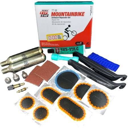 Bike Tube Tire Patch Repair Kits with Air Cartridges P23590