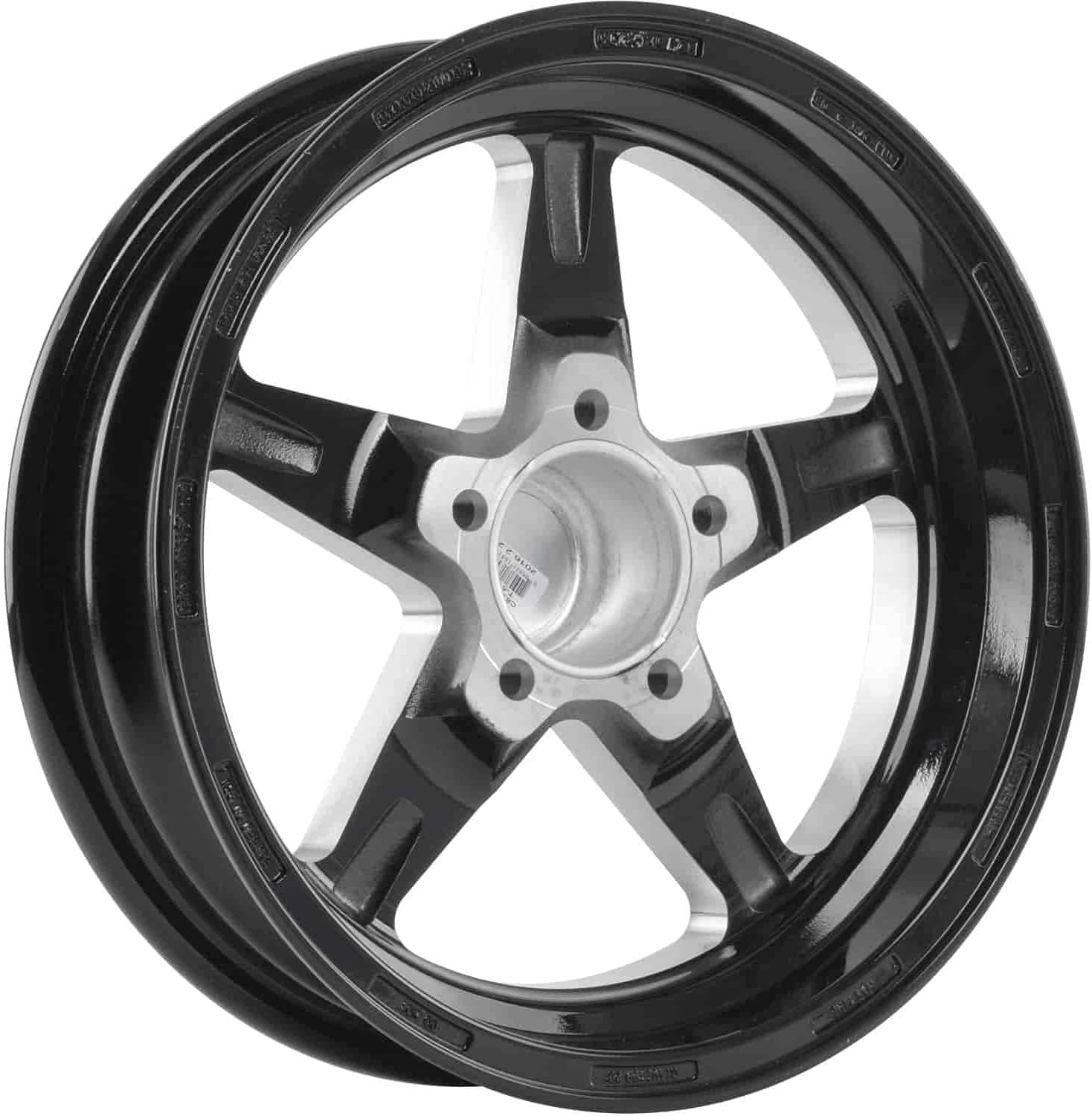 Gloss Black 15" x 4" Aluminum Wheel I647