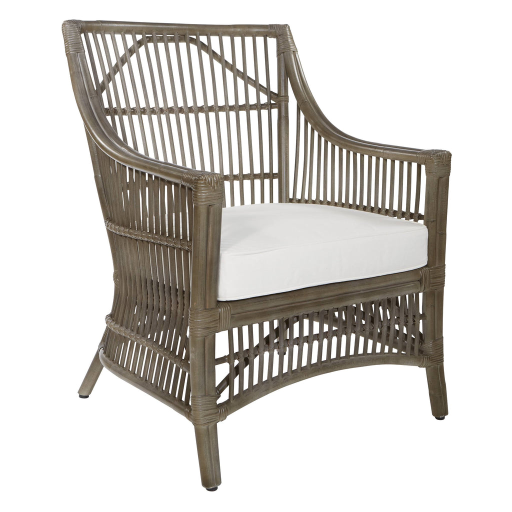Grey Rattan Chair F76845